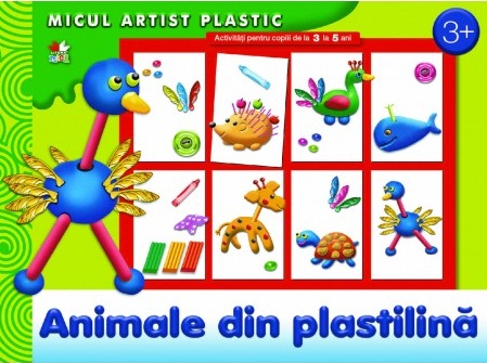 Animale din plastilină. Micul artist plastic