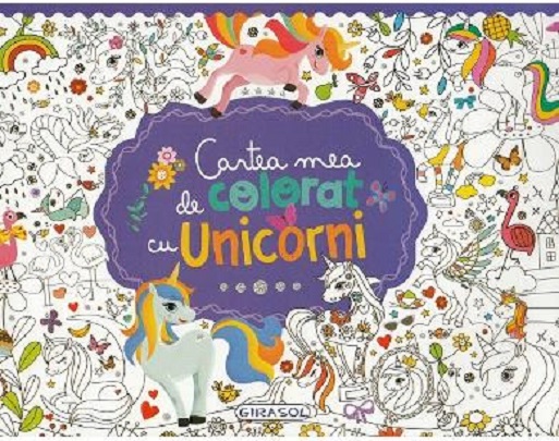 Cartea mea de colorat cu unicorni