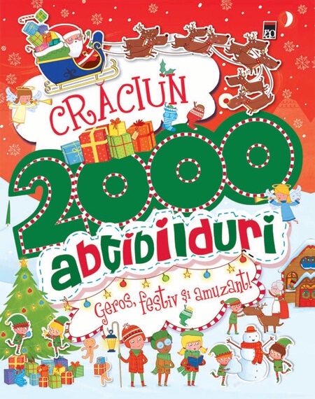 2000 de abțibilduri de Crăciun