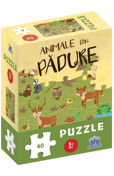 Puzzle Animale din padure