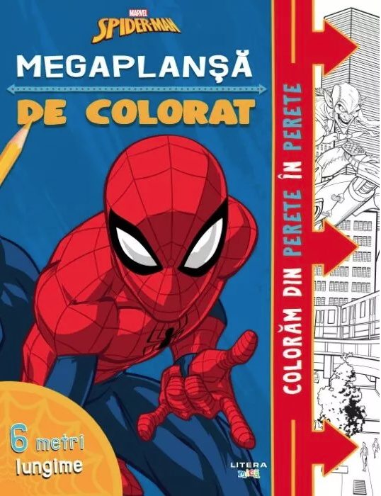 Marvel. Megaplansa de colorat