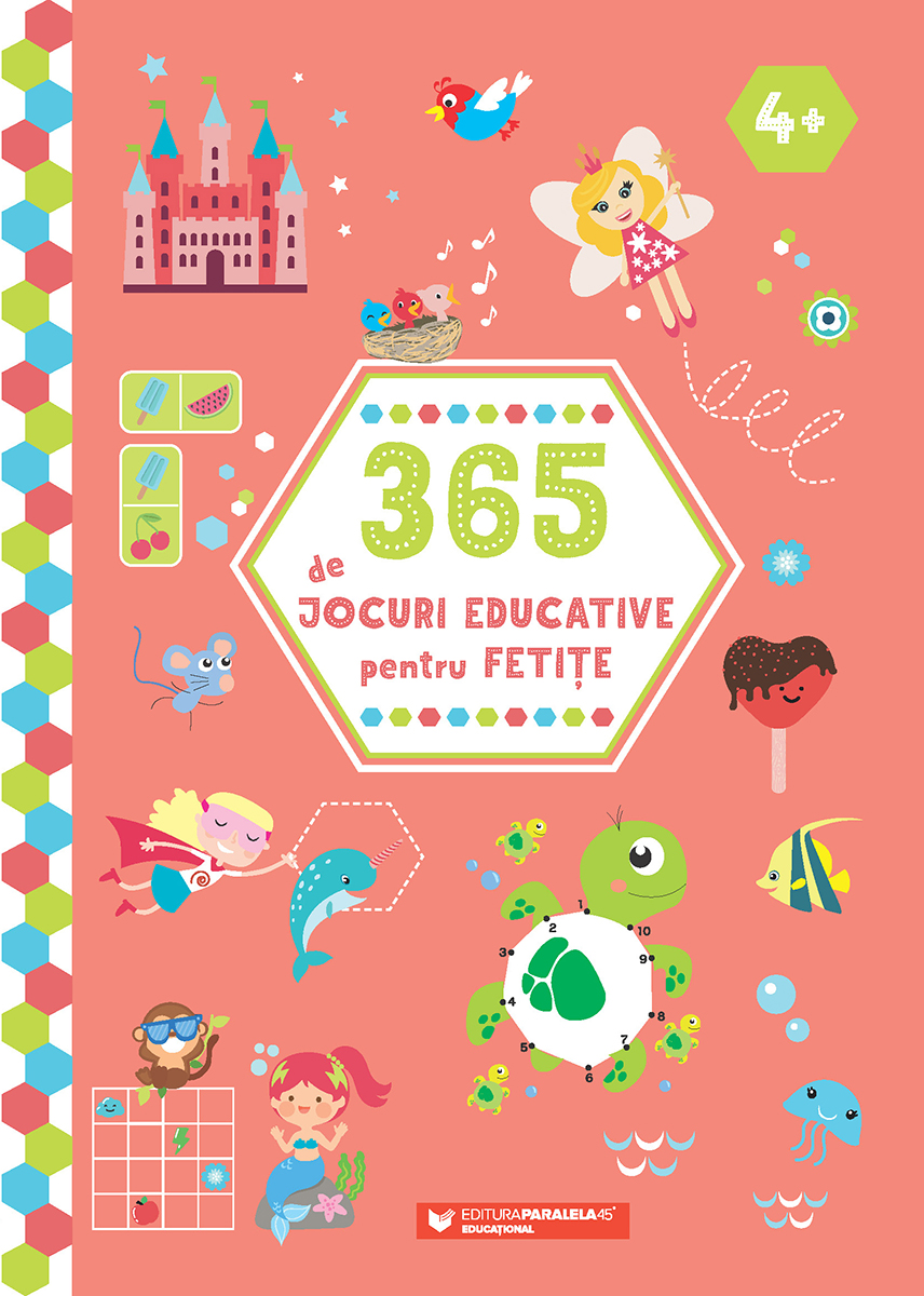 365 de jocuri educative pentru fetite (4 ani +)