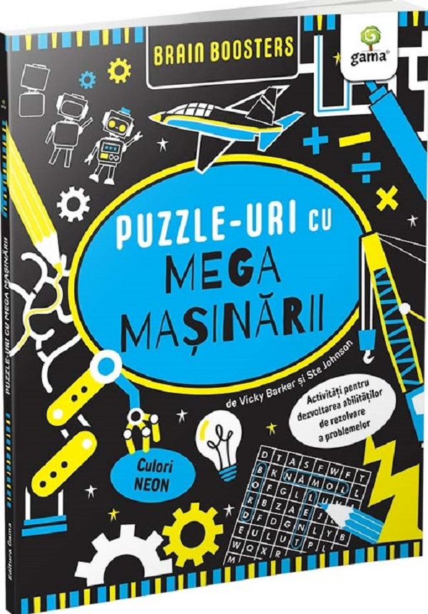 Puzzle-uri cu mega masinarii. Brain Boosters