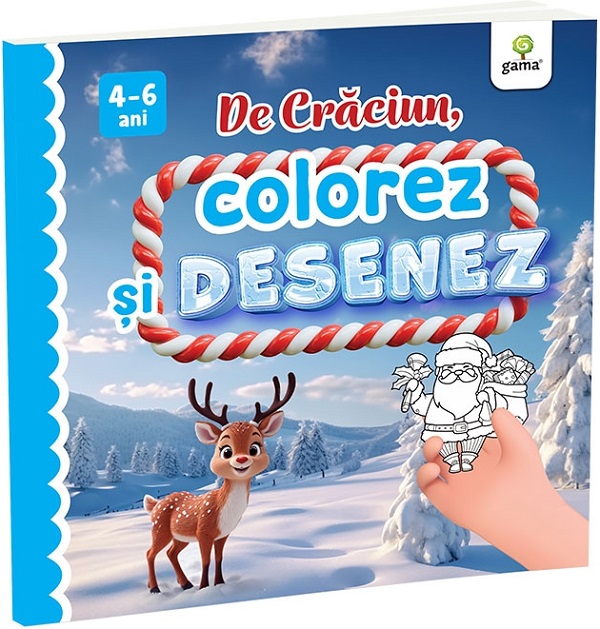 De Craciun, colorez si desenez (4-6 ani)