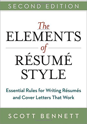 The Elements of Resume Style