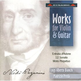 Paganini: Violin and Guitar Works