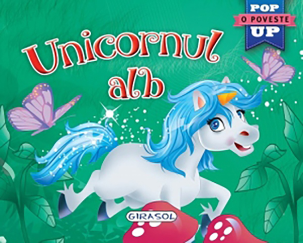 Unicornul alb (carte pop-up)