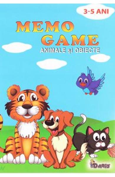 Memo Game - Animale si obiecte (3-5 ani)