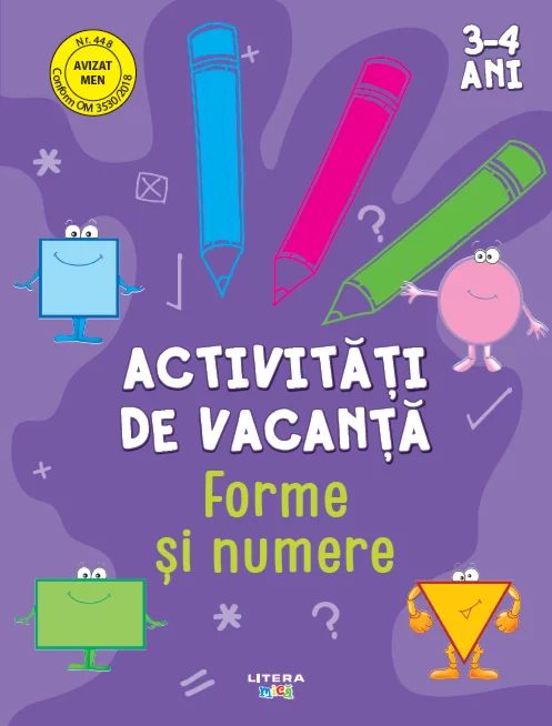 Activitati de vacanta. Forme si numere