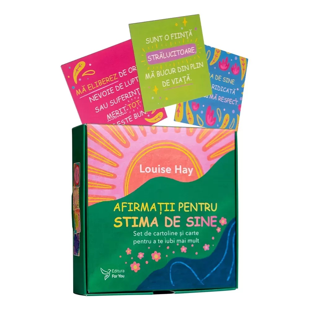 Afirmații pentru stima de sine (carte + set de cartoline)