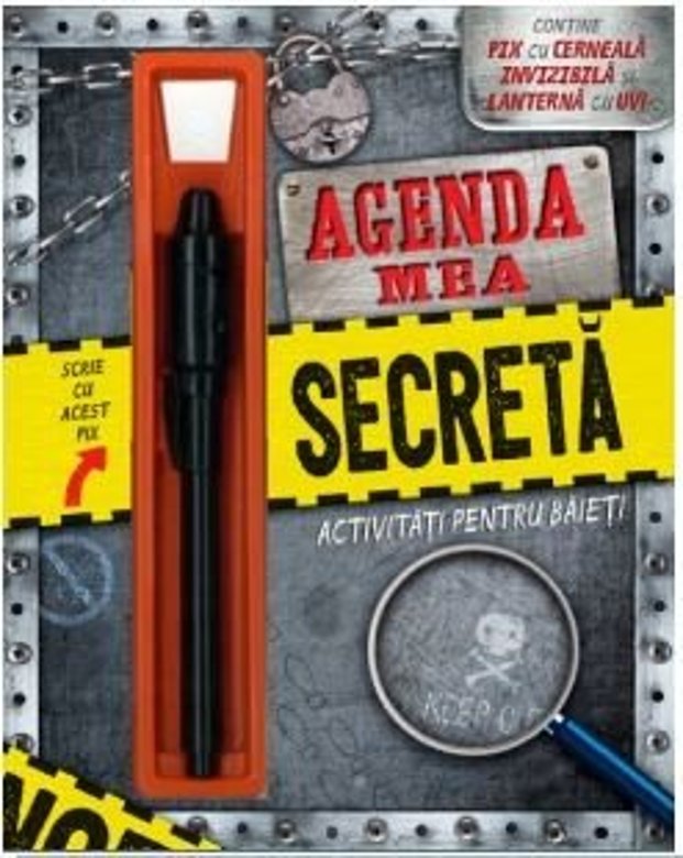 Agenda mea secreta. Activitati pentru baieti