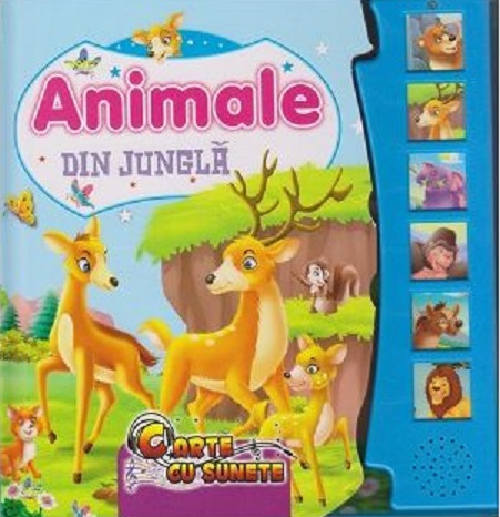 Animale din jungla. Carte cu sunete