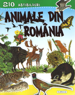 Animale din România. 206 abțibilduri