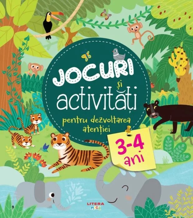 Jocuri si activitati pentru dezvoltarea atentiei (3-4 ani)