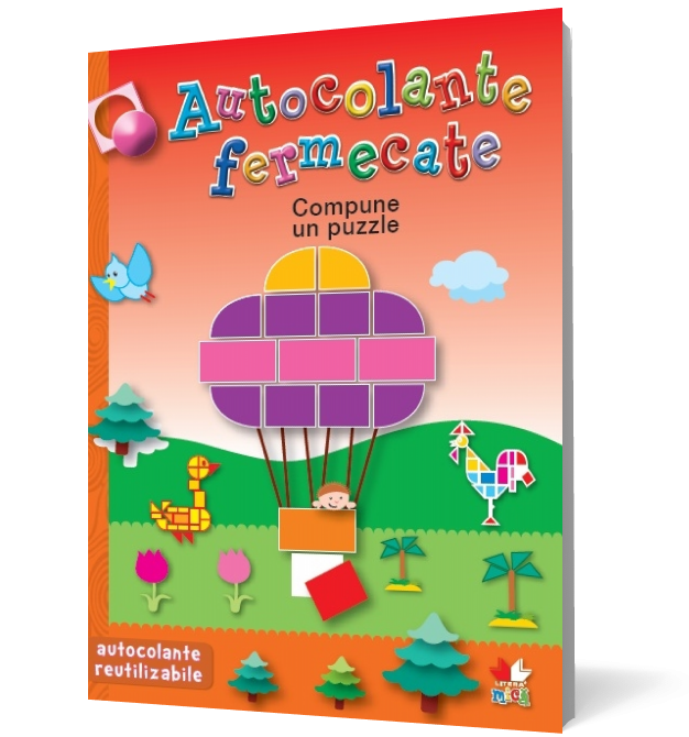 Autocolante fermecate. Compune un puzzle