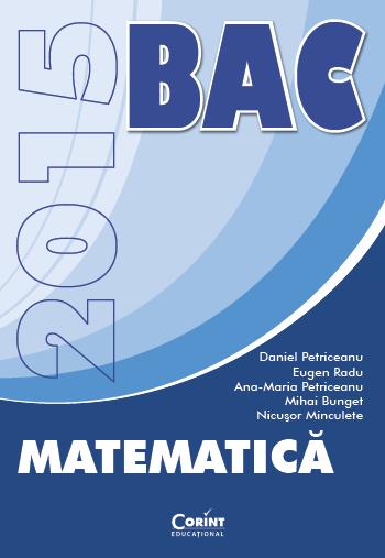 Bacalaureat 2015. Matematica