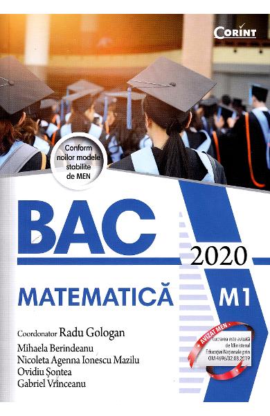 Bacalaureat 2020. Matematica M1