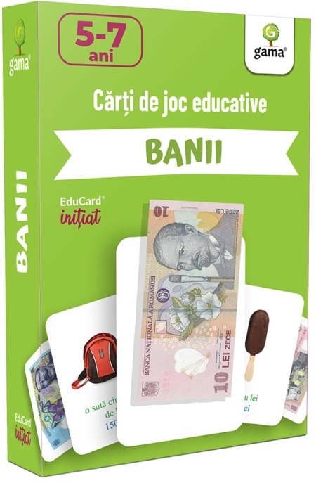 Banii. Carti de joc educative