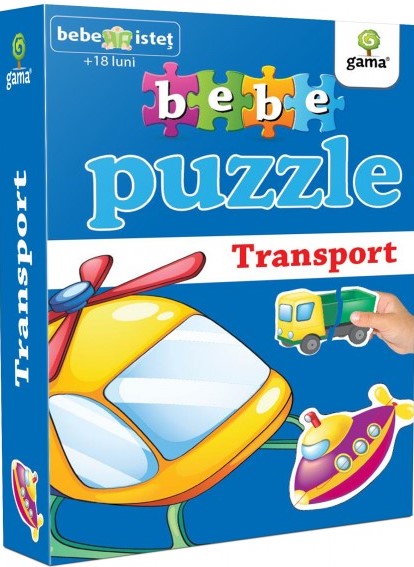 Bebe Puzzle. Mijloace de transport