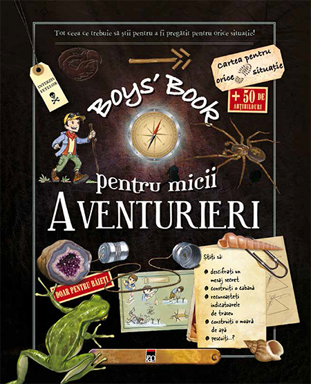 Boys Book pentru micii aventurieri