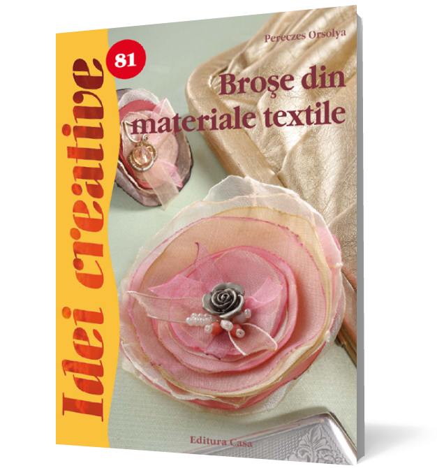 Brose din materiale textile - Idei creative 81