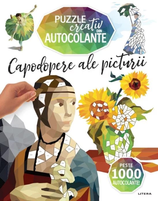 Capodopere ale picturii. Puzzle creativ din autocolante