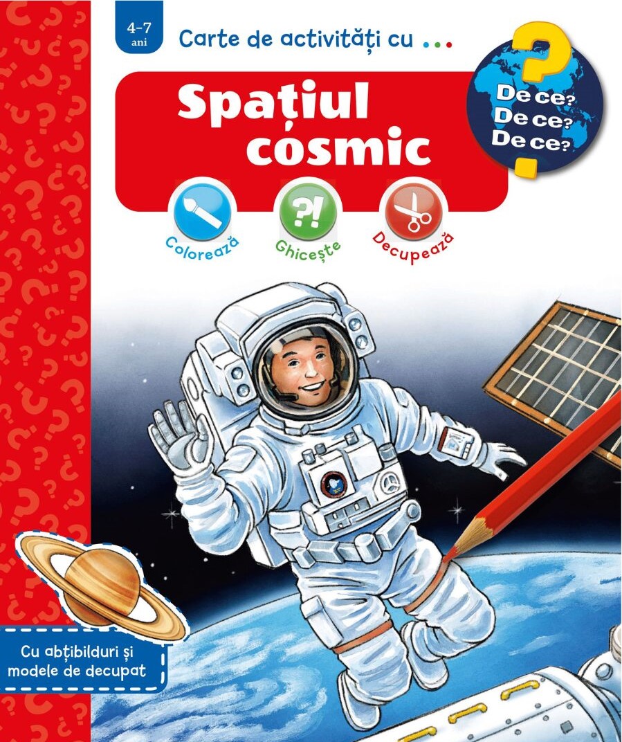 Carte de activitati cu... Spatiul cosmic