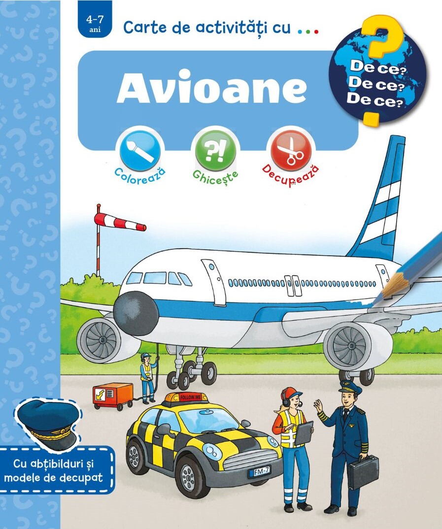 Carte de activitati cu... Avioane