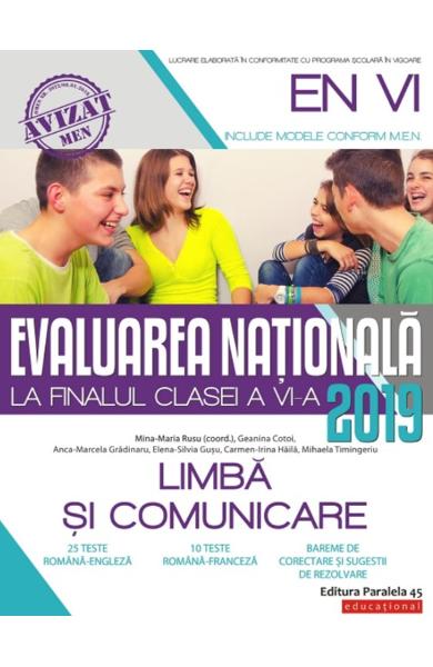 Evaluarea Nationala 2019 - Clasa 6 - Limba si comunicare