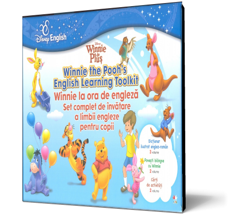 Winnie de plus. Winnie la ora de engleza. Set complet de invatare a limbii engleze pentru copii