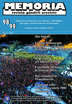 Memoria revista gandirii arestate nr.1-2