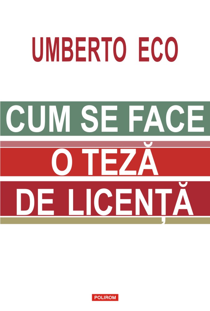 Cum se face o teză de licenţă