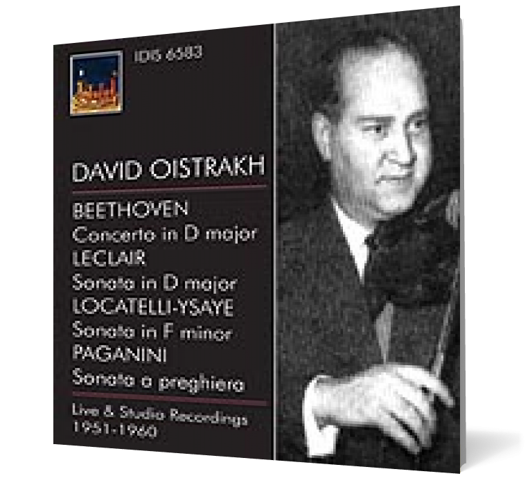 OISTRAKH PLAYS BEETHOVEN, Leclair, Locatelli/Ysaye, Paganini