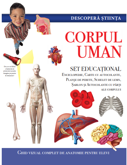 Descopera Stiinta. Corpul uman. Set educational