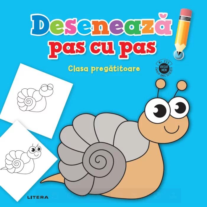 Deseneaza pas cu pas. Clasa pregatitoare