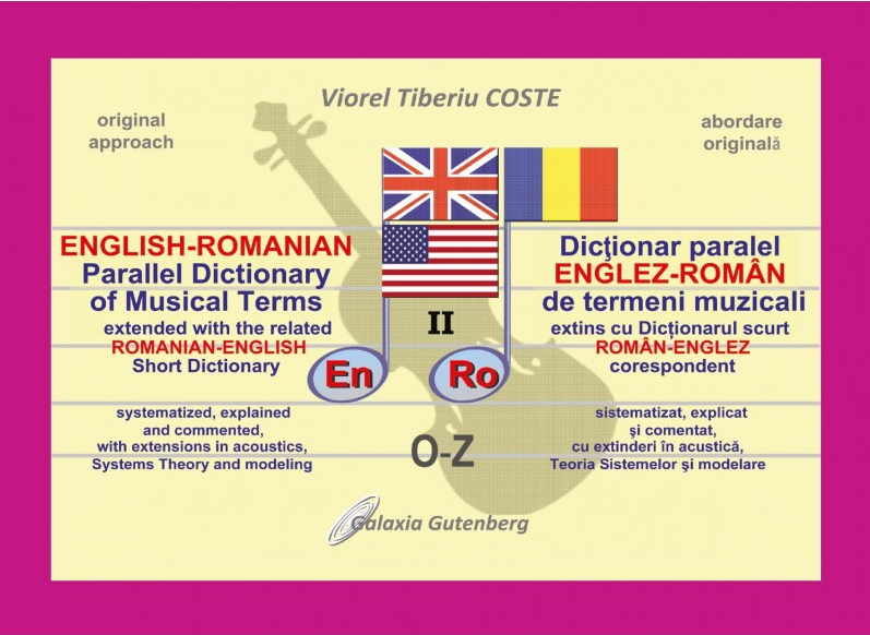 Dicționar paralel englez-român de termeni muzicali (vol. 2) (O-Z)