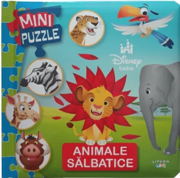 Disney bebe. Mini puzzle. Animale salbatice