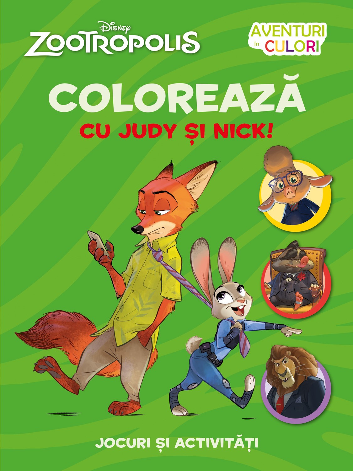 Zootropolis. Coloreaza cu Judy si Nick