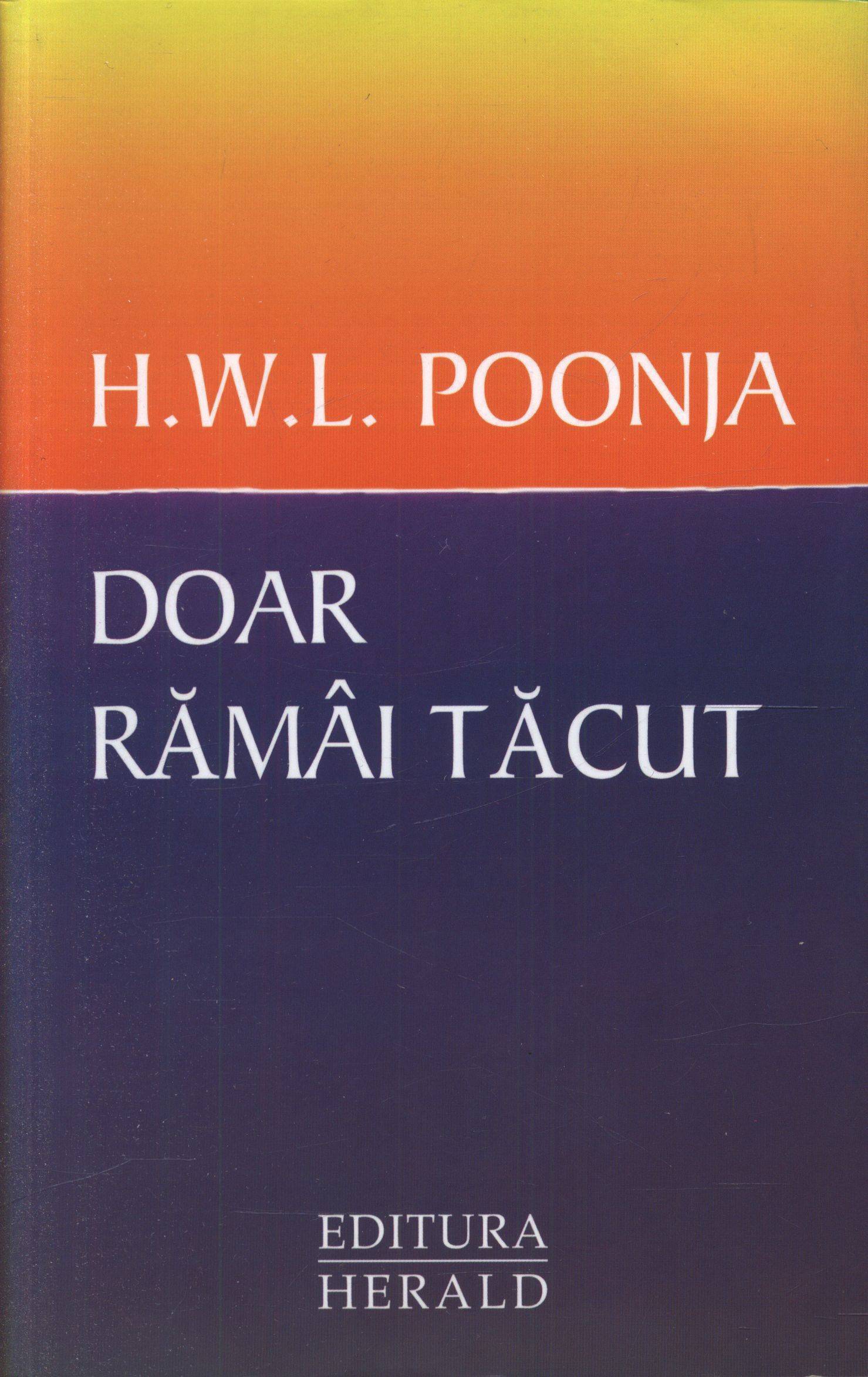 Doar ramai tacut