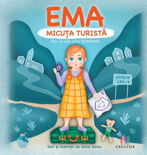 Ema, micuța turistă. Pas cu pas prin România