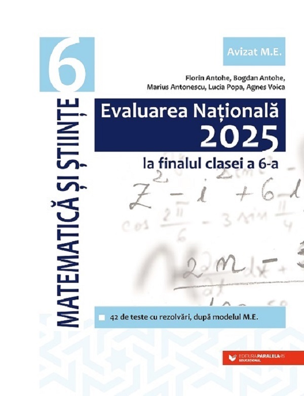 Evaluarea Nationala 2025. Matematica si stiinte. Clasa a VI-a