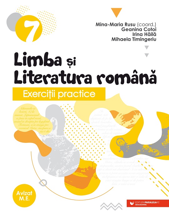 Exerciţii practice de limba şi literatura română. Caiet de lucru. Clasa a VII-a