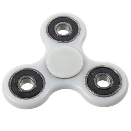 Fidget spinner clasic alb (jucarie anti-stres)