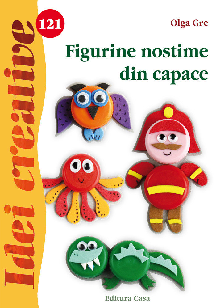 Figurine nostime din capace - Idei creative 121