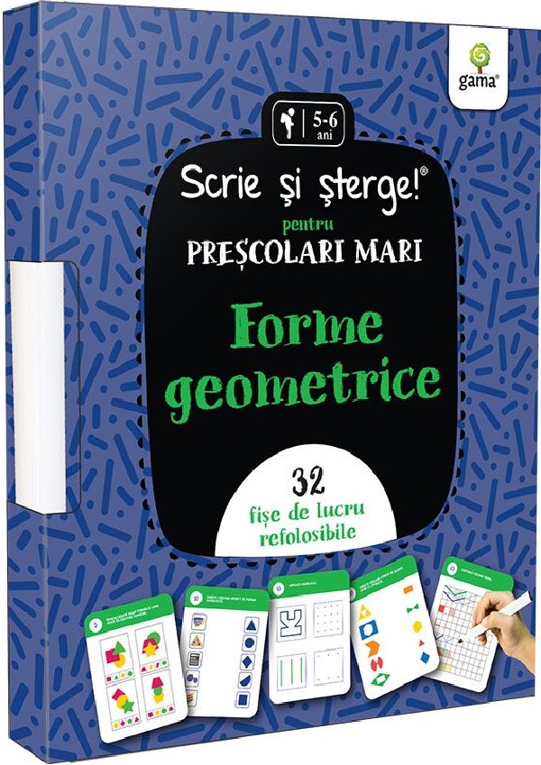 Forme geometrice. Scrie si sterge!