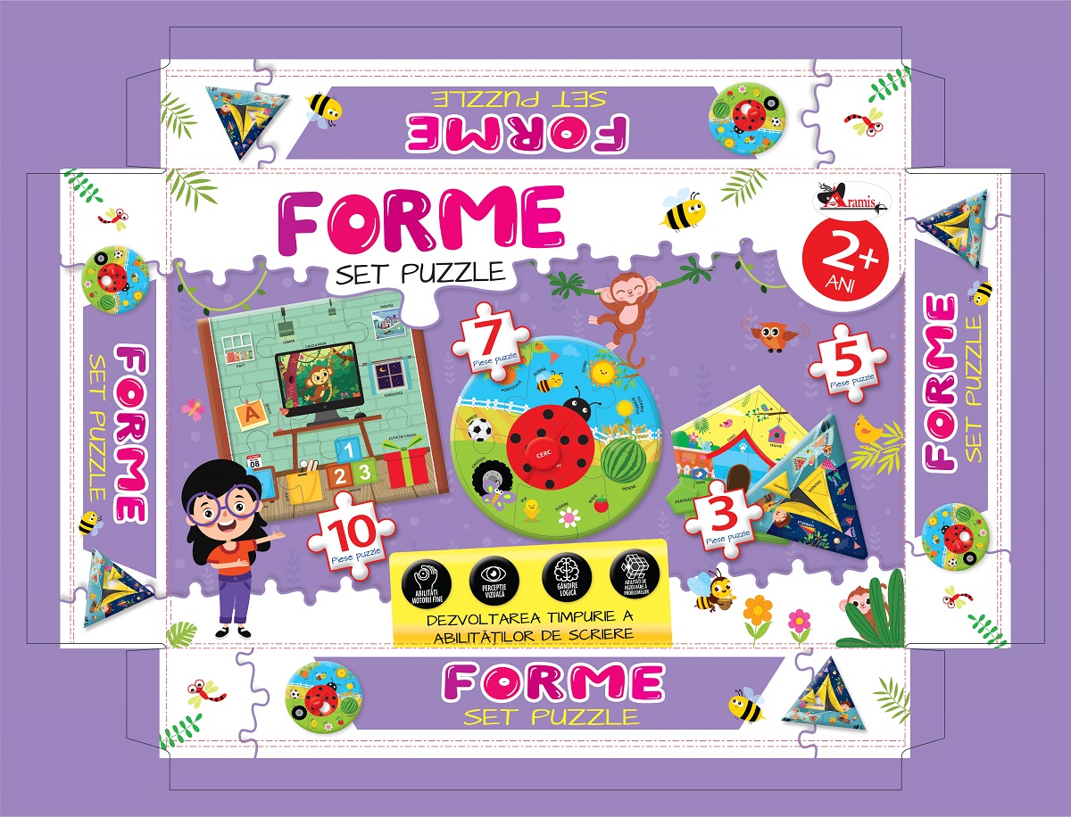 Forme. Puzzle - 25 piese