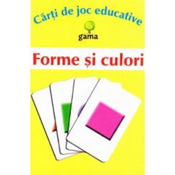 Carti de joc educative - Forme si culori