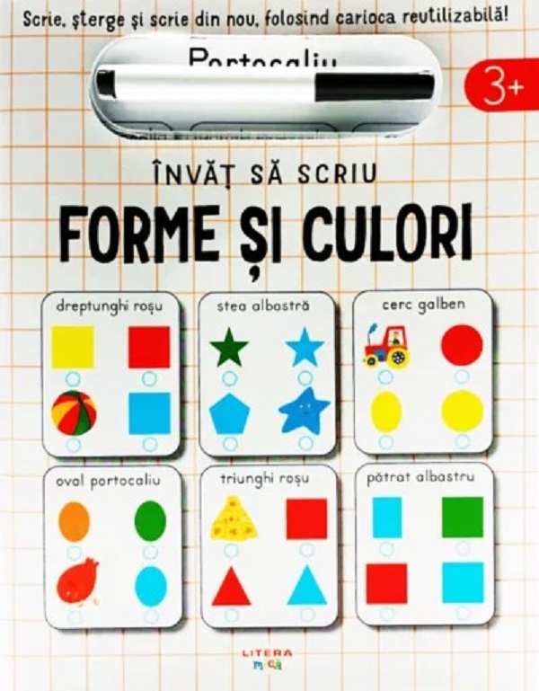 Invat sa scriu. Forme si culori