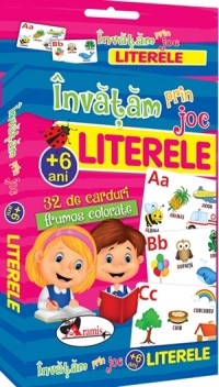 Invatam prin joc LITERELE. Carti de joc educative