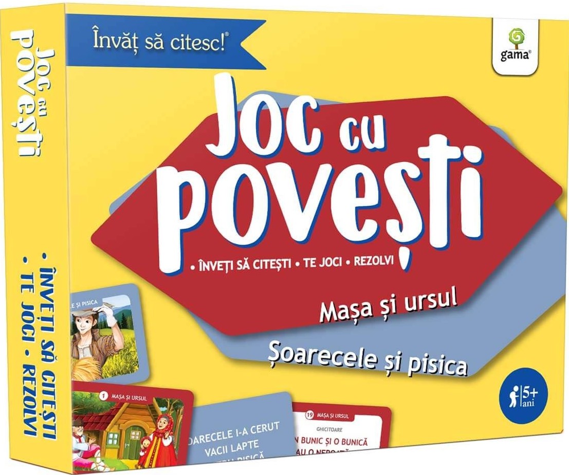 Joc cu povesti: Masa si ursul. Soarecele si pisica